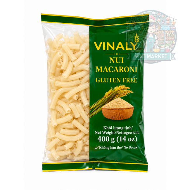 VINALY Ryžové cestoviny v tvare rúrky 400g
