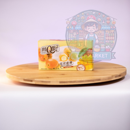 Q Brand Mochi Mico japonský ryžový koláčik s mangovou príchuťou 80g