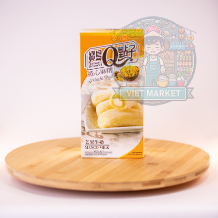 Q Brand Mochi roll s príchuťou mangového mlieka 150g