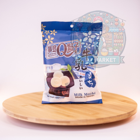 Q BRAND Mochi ryžové koláčiky s mliečnou príchuťou 120g