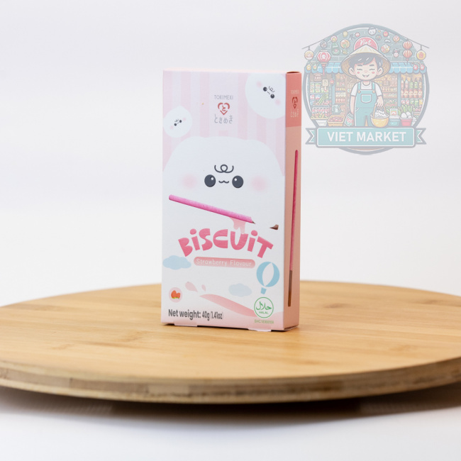 TOKIMEKI Biscuit tyčinky s príchuťou jahody 40g