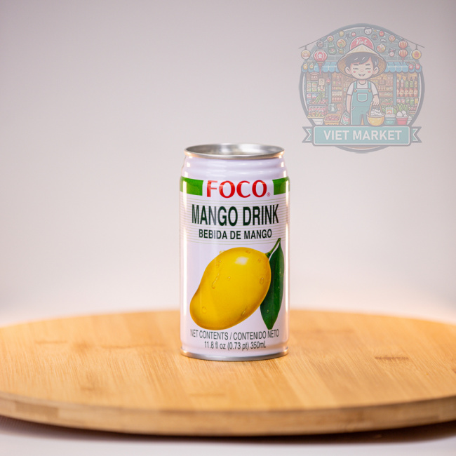 FOCO Nealkoholický nesýtený nápoj s príchuťou sladkého manga 350ml
