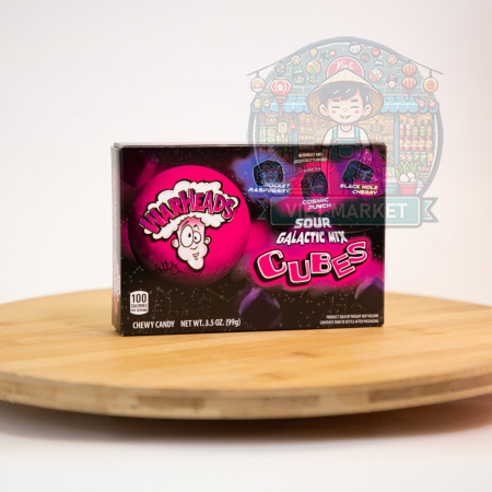 Warheads Sour Galaxy mix cubes