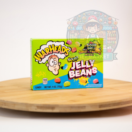 Warheads Sour Jelly Beans