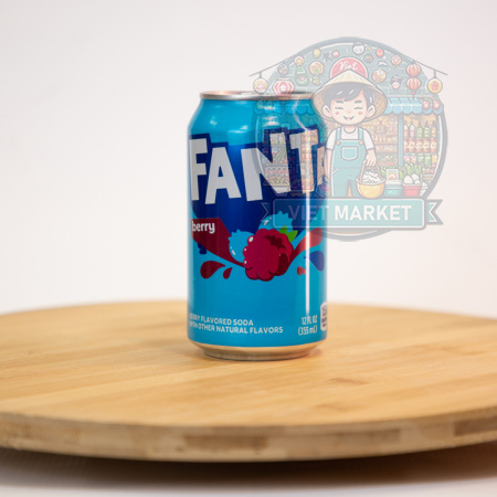 FANTA NEalkoholický sýtený nápoj s príchuťou malín a čučoriedok 355ml