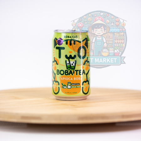 BOBA Tea Tapioca Boba s príchuťou matcha a mliečny čaj 315ml
