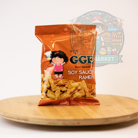 GGE Pšeničné krekry s príchuťou sójovej omáčky ramen 80g