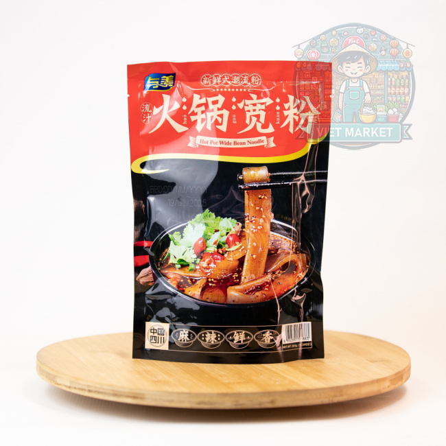 YUMEI široké fazuľové rezance 265g