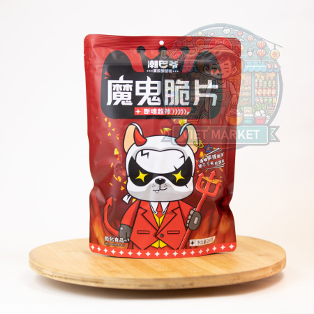 ChaoBaye The Devil super pikantné čipsy 200g