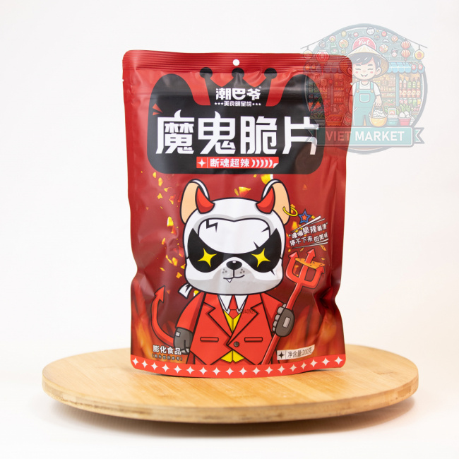 CHAOBAYE The Devil Super pikantné čipsy 200g