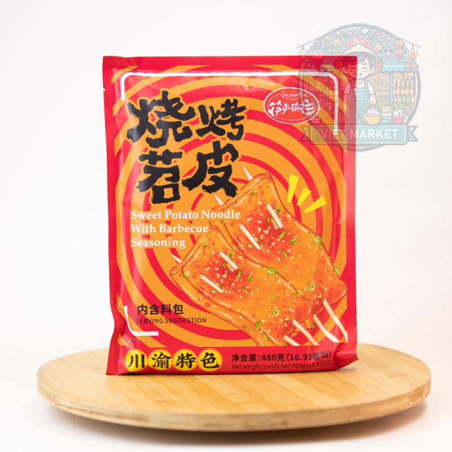 KLKW Instantná zmes na prípravu sladkých rezancov s BBQ príchuťou 480g