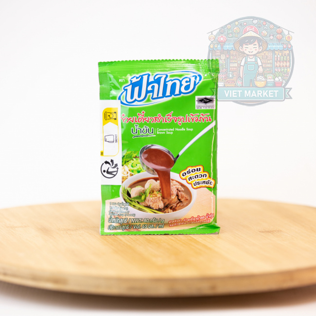 FA THAI Koncentrovaná rezancová hnedá polievka 80g