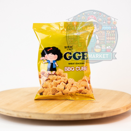 GGE Pšeničné krekry s príchuťou BBQ 80g