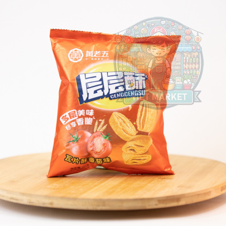 CENGCENGSU Pea pšeničný snack s príchuťou paradajok 60g