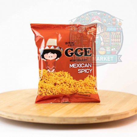 GGE Pšeničné  krekry s mexickou pikantnou príchuťou  80g