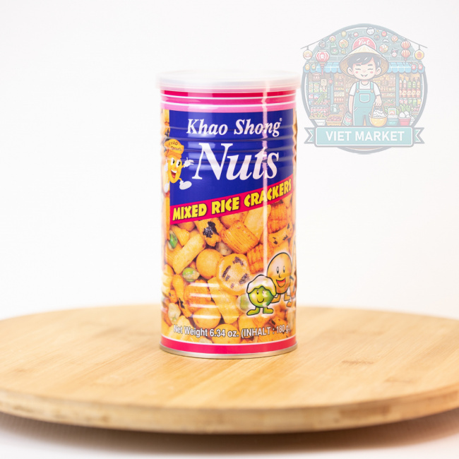 KHAO SHONG Mixované ryžové krekry 180g