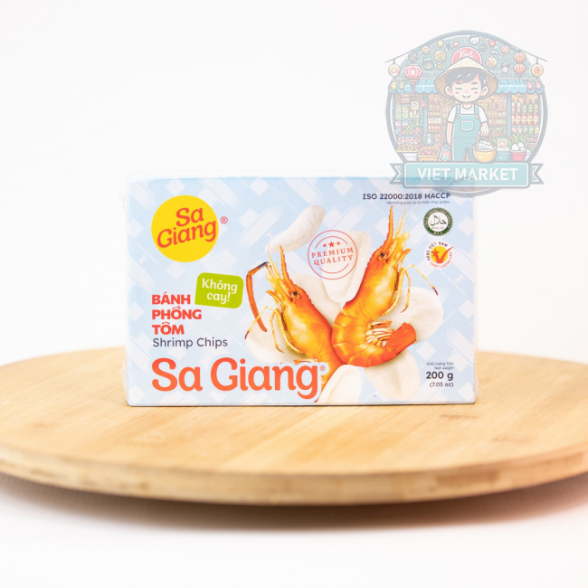 SA GIANG Krevetové chipsy na vyprážanie 200g