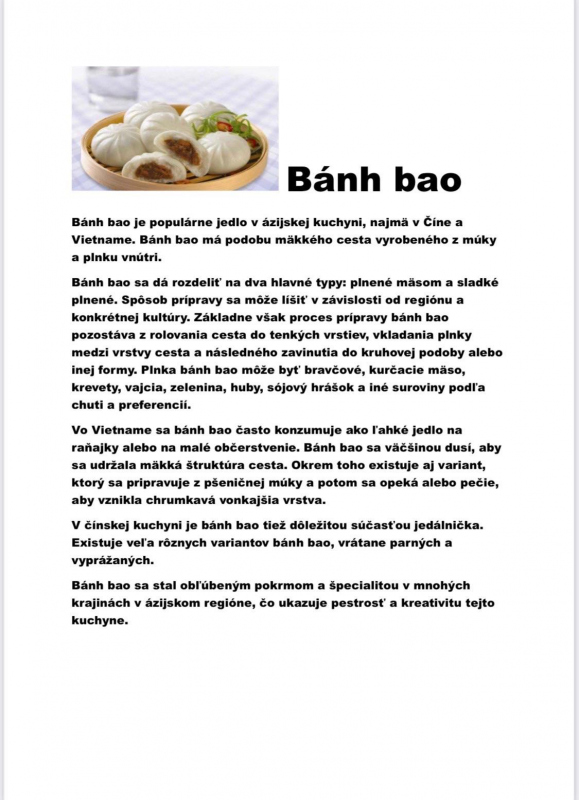Bánh bao – Malý poklad s veľkou chuťou